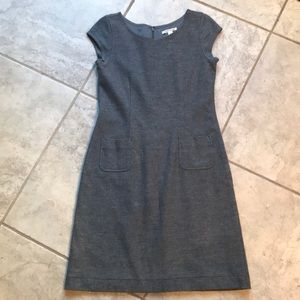 Banana Republic grey midi dress size 8 like new